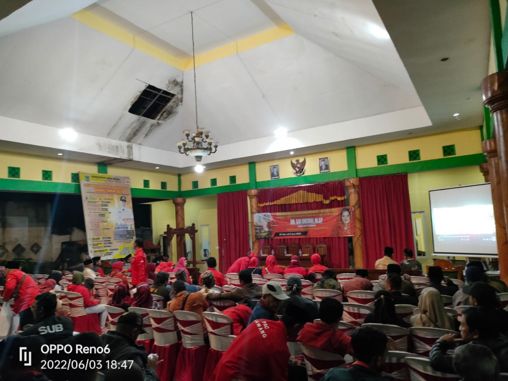 Ajak Warga Lestarikan Ajaran Bung Karno, Sri Untari Nembang Lagon Semangat Juang 45